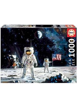 First Men on the Moon, Robert McCall Puzzle (1000 Pieces)